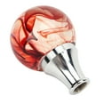 thumbnail image 5 of JDM Style Gear Shift Knob with 3 Adapters Round Ball Shape Shifter Head for Manual Automatic Transmission Vehicles Red, 5 of 8