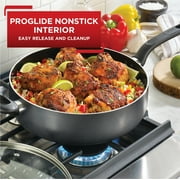T-fal Easy Care Nonstick Cookware, Jumbo Cooker, 5 Quart, Grey