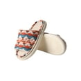 thumbnail image 3 of TMA EYES Multicolor Printed All-Season Women's Linen Slippers - Breathable, Soft Sole, Indoor Slippers, 3 of 4