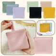 thumbnail image 3 of Magnetic Pouches for Purse Pu Leather Closure Lightweight Cosmetic Organizer Travel Essentials Case Secure Self-sealing Design 4pcs, 3 of 7