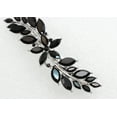 thumbnail image 3 of Faship Gorgeous Black Rhinestone Crystal Small Flower Hair Barrette Clip, 3 of 4