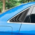thumbnail image 3 of Rear Window Louver Cover Impact Proof Sporty Look Rear Window Air Vent Scoop for 8V Sedan 2013-2020, 3 of 7