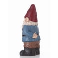 thumbnail image 6 of Hi-Line Gift 2825” Gnome Holding a Lantern Garden Statue, MGO Clayfibre, Indoor/Outdoor Use, 6 of 9