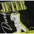 thumbnail image 4 of Mitchell  Ness Men's Derek Jeter Black New York Yankees Neon Pop Player T-Shirt, 4 of 5