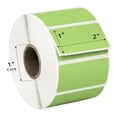 thumbnail image 5 of HOUSELABELS 2" x 1" Green Barcode Labels on 1" Core Compatible With Zebra and Rollo Printers, 40 Rolls / 1,300 Labels per Roll, 5 of 8