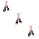 thumbnail image 4 of Wosthever 1 par de calcetines antideslizantes sin dedos para mujer, Yoga, Ballet, Pilates, baile profesional, calcetín de media punta, accesorio Type2 NO2, 4 of 6