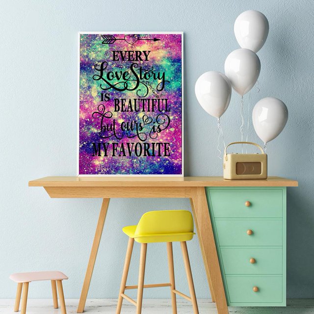 Cuadros Decorativos 5D bricolaje completo taladro diamante pintura amor cartel Cruz puntada bordado Kits Ndcxsfigh Nuevos Originales
