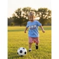 thumbnail image 5 of BemeyourBBs Toddler Baby Boy Baseball Outfits Infant Boys Summer Clothes Letter Baseball Embroidery Short Sleeve T Shirt and Plaid Shorts Set, 5 of 9