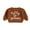 Brown, variant on Toddler Baby Goose Sweater Crewneck Long Sleeve Pullover Knit Tops