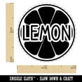 thumbnail image 2 of Lemon Text with Image Flavor Scent Self-Inking Rubber Stamp Ink Stamper - UV Ink - Mini 1/2 Inch, 2 of 7