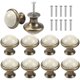 thumbnail image 1 of 10 pomos de armario vintage, pomos de cerámica de 33 mm, pomos de cajón redondos estilo shabby chic vintage, pomos de puerta de cajón de armario de cocina, tiradores, 1 of 3