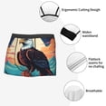 thumbnail image 3 of Pofeuu Cartoon Iceberg Bald Eagle Print Men’s Boxer Briefs, Moisture-Wicking Underwear, Regular,Trunk-X-Large, 3 of 5