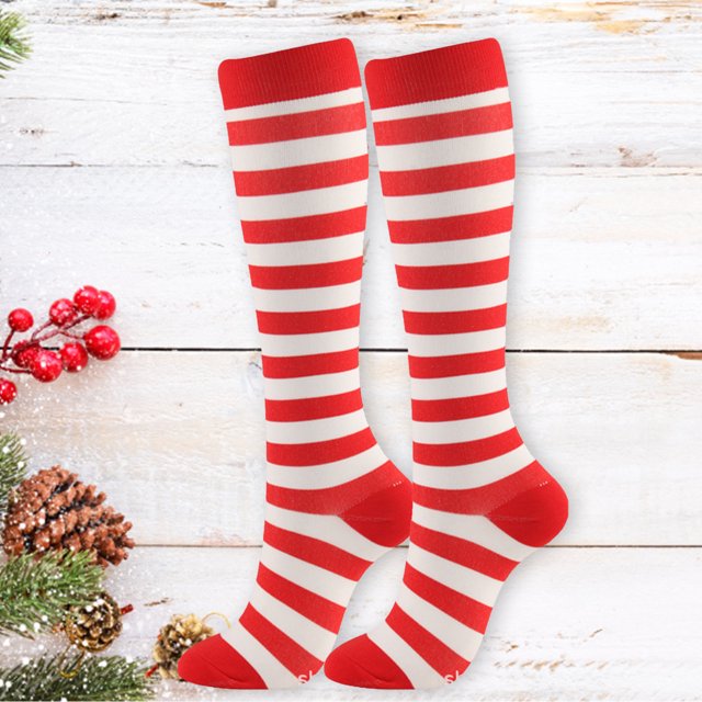 Women's Performance Cotton Pad Sports Leisure Socks Christmas Pattern Socks For Women