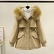 thumbnail image 5 of Ropa de invierno suelta con forro polar y relleno de algodón grueso, abrigo de mujer, abrigo de trabajo, moda, 5 of 6