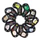 thumbnail image 1 of 10Pack PU Golf Club Iron Cover Protector Headcover 4 5 6 7 8 9 PASX Negro Sunnimix Cubierta de cabeza de hierro de golf, 1 of 8