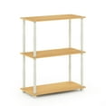 thumbnail image 2 of Furinno Durable 23.6 W x 11.6 D x 29.5 H 3-Shelf Freestanding Shelving Unit, Beech and White, 2 of 5