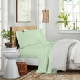 thumbnail image 4 of Purity Home Full Bed Sheet Set - 100% Cotton Percale, 400 Thread Count - Cool, Crisp, Breathable & Durable 4-Piece - Sage, 4 of 9