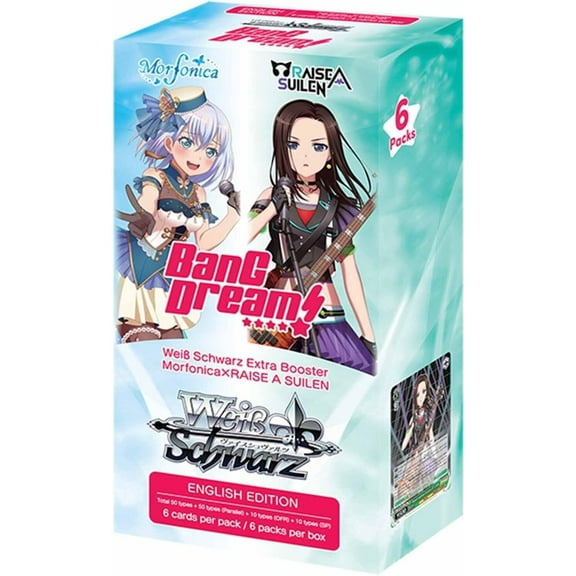 Weiss Schwarz: Poppin’Party x Morforica Box Extra Booster [6 Packs]