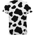 thumbnail image 2 of Cow Pattern Costume All Over Adult T-Shirt, 2 of 7