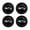 Black, variant on 4Pcs Car Door Shock Absorbing Gasket,Car Door Anti-Collision Silicone Pad,Self-Adhesive DoorClosing Shock-Proof Pad Stickers,Cars Collision,Avoidance,Soundproof,Doo-r Edge Guards Protectors
