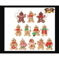 thumbnail image 2 of Adorno de Árbol de Navidad de Hombre de Jengibre-Grande G-12pcs Ormromra ZJWJ875-4, 2 of 6
