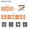thumbnail image 3 of Yayeee Faucet Mat for Kitchen Sink 30" Diatomite Long Splash Guard Pad, Orange Geometric Circles, 2 Pack, 3 of 7