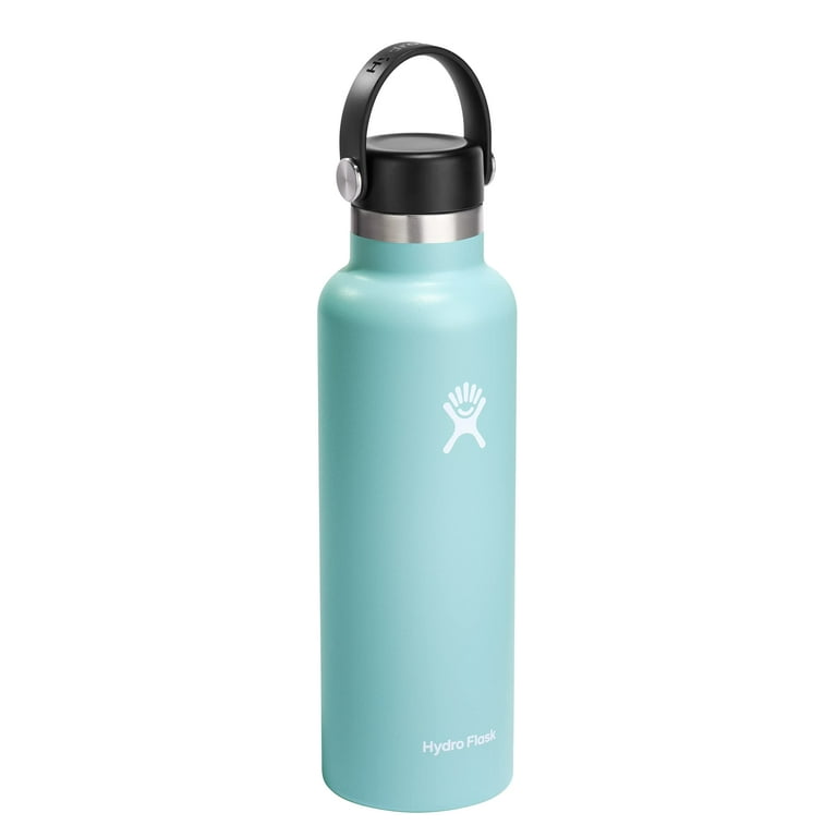 New Hydro Flask Standard Mouth 21 oz Blue Stainless Steel Water Bottle with  Flex Cap - Walmart.com