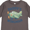 thumbnail image 4 of Inktastic Daddy's Wingman Airplane Design Boys or Girls Long Sleeve Toddler T-Shirt, 4 of 5