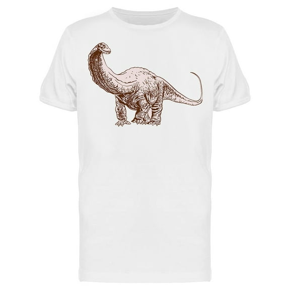 Graphical Apatosaurus Dinosaur Tee Men's -Image by Shutterstock