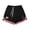 Black, variant on Men's Athletic Shorts Solid 2 in 1 Layered Elastic Waist Drawstring Inner Brief Breathable Quick Dry 5 Inch Gym Running Workout Shorts White L