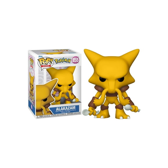 Funko Pop! Games: Pokemon - Alakazam, Multicolor, (59343)