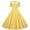 Yellow, variant on TGSLY Kids Girls Double Breasted Notch Lapel 50s Vintage Short Sleeve Polka Dot Cocktail Swing Dress Polka Dot 1950s Rockabilly Prom Midi Dress Black 9-10 Years
