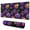 Neon Halloween Pumpkin, variant on Long Mouse Pads for Desk,Neon Halloween Pattern Desk Mats on Top Of Desks, Desk Mouse Pad Extra Large with 3mm Non-Slip Base and Stitched Edge for Gaming,Office,Work,Home 47.3x23.6in