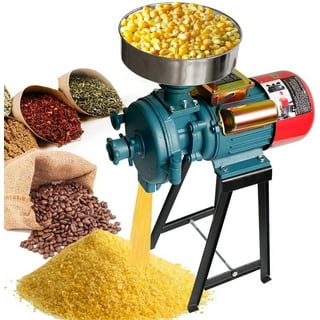 Intbuying Electric Rice Soybean Grinder Commercial Grain Grinding Machine Kitchen Food 110V, Size: Small