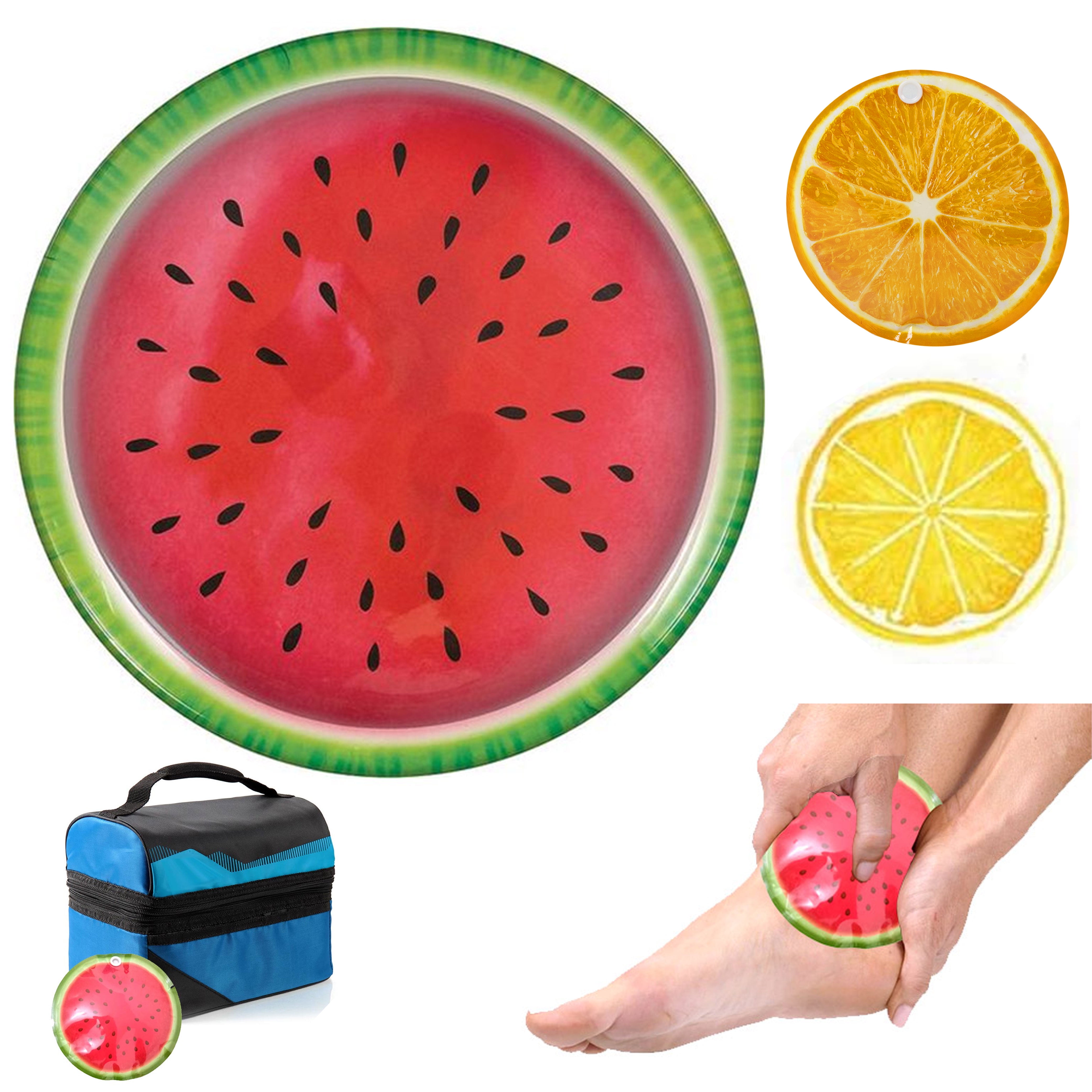 4 Pc Ice Packs Ice Cold First Aid Therapy Compress Muscle Pain Relief Reusable