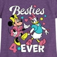 thumbnail image 3 of Disney - Besties Four Ever - Toddler & Youth Girls Short Sleeve Graphic T-Shirt, 3 of 5