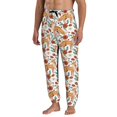 thumbnail image 4 of Sweatpants for Men - Foxes and Floral Harmony Adjustable Elastic Band Mens Joggers With Pockets, Athletic Workout Gym Casual Track Pants for Men, 4 of 7