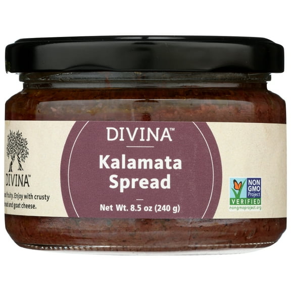 Divina, Olive Spread, Kalamata, 8.5 Oz.