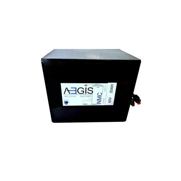 Aegis Battery 60V 20Ah Lithium Battery - NMC Deep Cycle Lithium-ion
