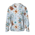 thumbnail image 1 of Fotbe Sea Turtle Chaqueta con Protección Solar UPF 50+ para Hombre y Mujer, Camisa con Capucha y Bolsillos-XX-Large, 1 of 7