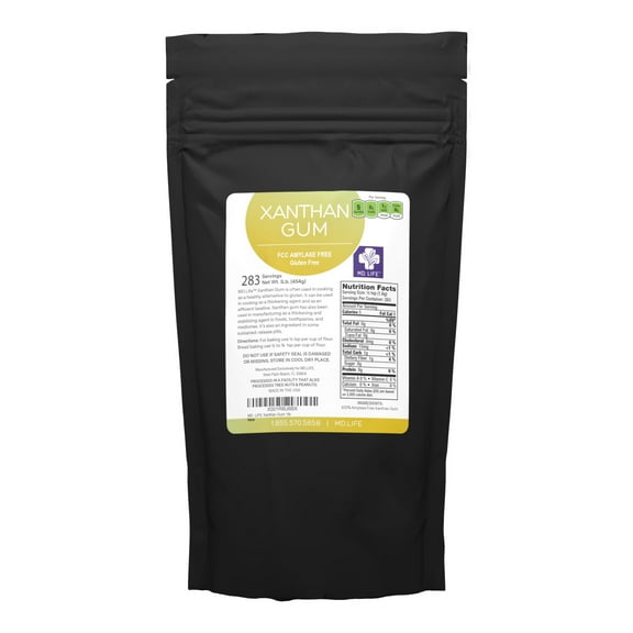MD.Life NON-GMO Gluten Free Xanthan Gum 1 LB (16oz) - USA Packaged & Filled in a Dedicated FDA Registered Gluten