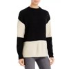 KARL LAGERFELD PARIS Lurex Color Blocked Sweater