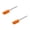 Orange2, variant on 1pc Flexible Silicone Spatula Heat Resistant Non-scratch Kitchen Turner Non Stick Scrape for Cooking Baking Orange