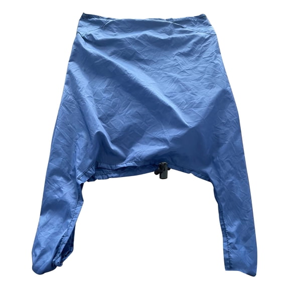 WJSXC Foldable Convenience Shopping Bag, Small and Lightweight, Reusable, Large Capacity Storage Bag with Hook Navy
