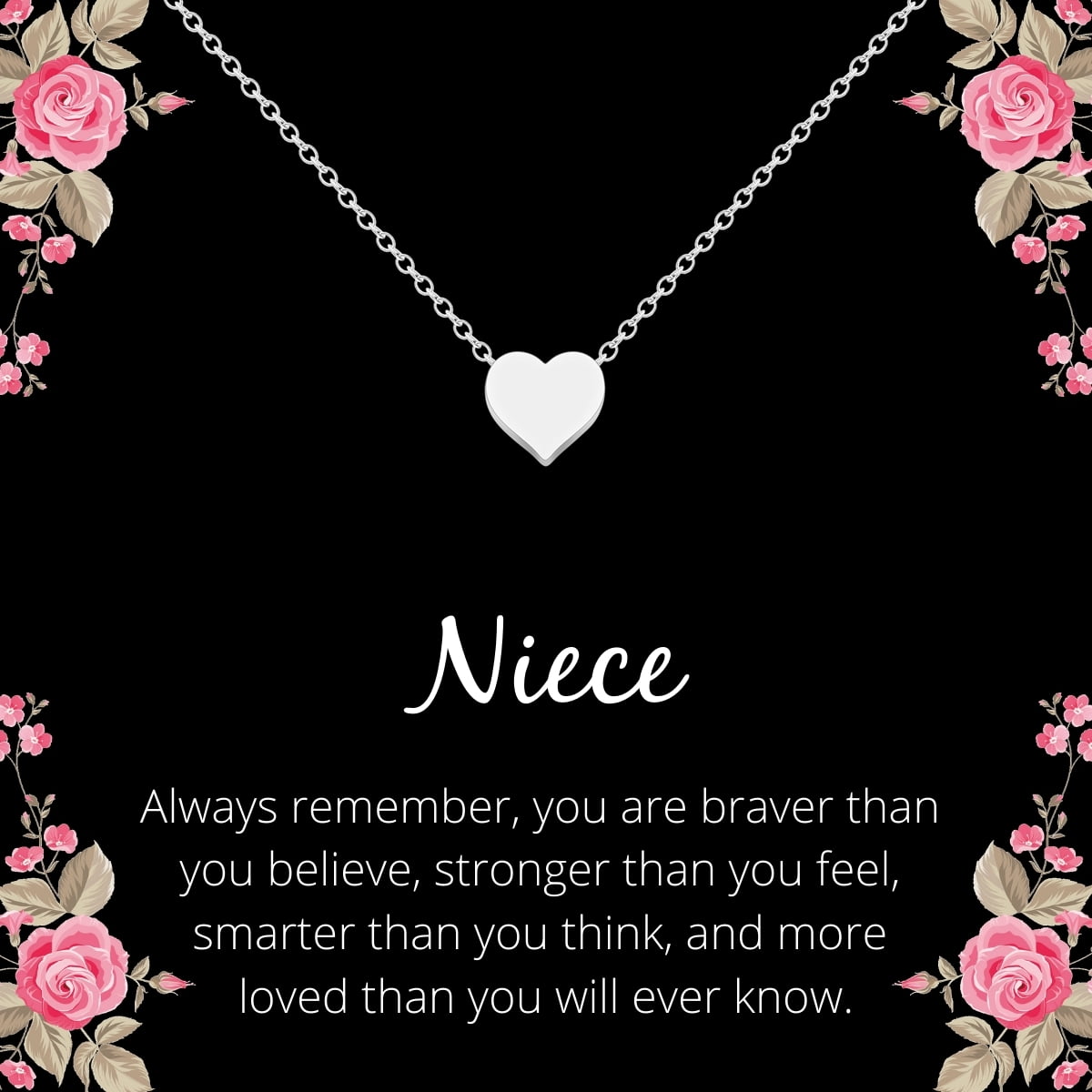 to My Niece Nephew Necklace Gifts Jewelry from Aunt Uncle Special Best Niece Nephew Gifts Birthday Gifts for Niece Nephew