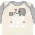 thumbnail image 4 of Inktastic Best Meemaw Ever Grandkids Gift Boys or Girls Long Sleeve Baby Bodysuit, 4 of 5