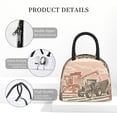 thumbnail image 4 of Balery Combine harvester working with tractor Bolsa de Almuerzo para Mujeres, Caja de Almuerzo, Bolsa de Almuerzo Pequeña Impermeable, Tote de Almuerzo Reutilizable con Gran Capacidad, 4 of 6