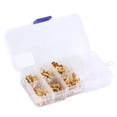 thumbnail image 4 of Ymiko 210Pcs 2.8/4.8/6.3MM Gold Insulated Male Female Electrical Wire Terminals Connectors,Electrical Wire Connectors,Insulated Wire Connectors, 4 of 8