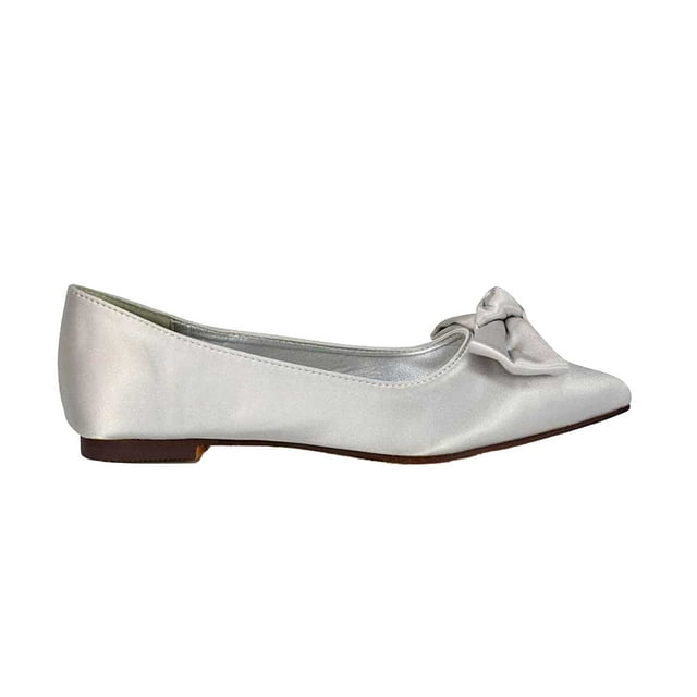 XY London Ballerines à Bout Pointu Cally Bow pour Femmes