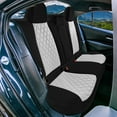 thumbnail image 3 of For Toyota Corolla 2020-2024 FH Group Custom Fit Neoprene Car Seat Covers Waterproof Gray - Rear Seat, 3 of 5